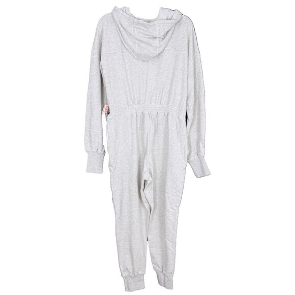 FREE PEOPLE FP Movement x Hatch Warm Up Jumpsuit S Maternity Heather Gray B66 - Picture 4 of 7
